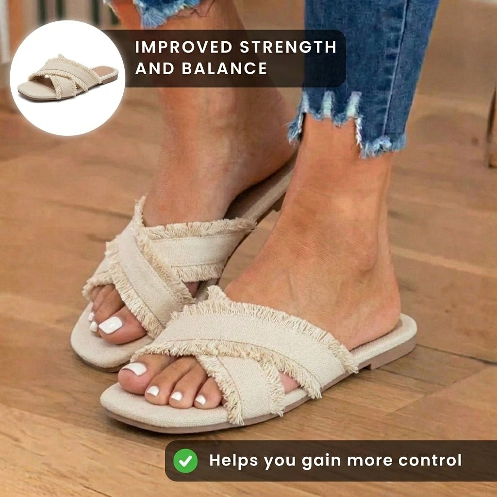 Vintage Inspired Orthopedic Slippers