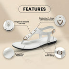 Vintage Inspired Orthopedic Sandals