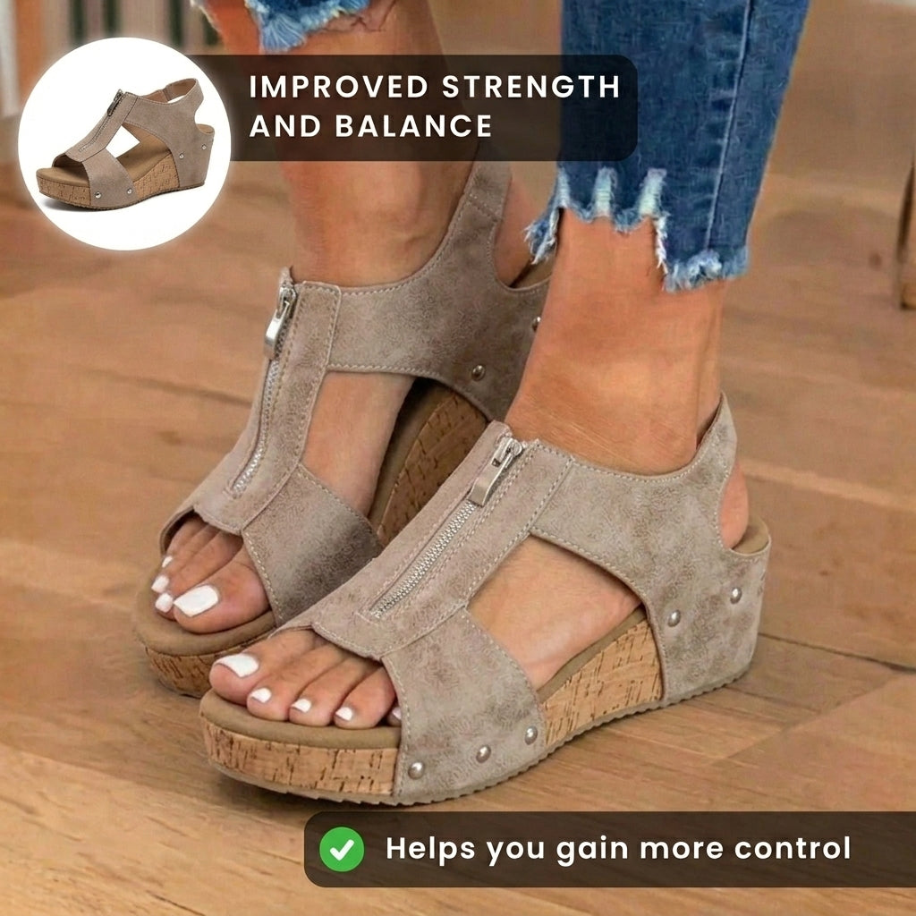 Vintage Inspired Orthopedic Sandals